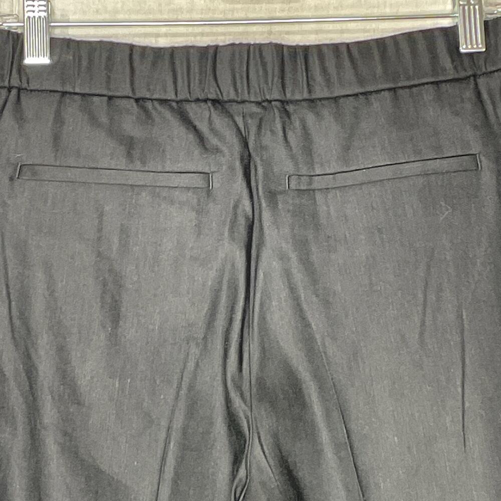 J. Jill Linen Stretch Pull-On Pants Size Small Black Old Money Office Business - Picture 7 of 12